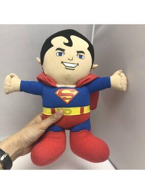DC Super Friends Buddy Plush Superman Super Hero Plush Stuffed Doll Soft Toy 12"